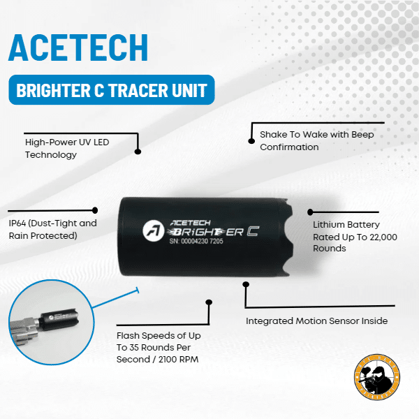 Acetech Brighter C Tracer Unit - Dyehard Paintball