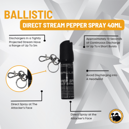 ballistic key chain pepper spray 20ml