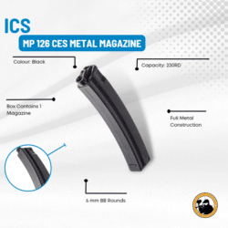 Ics Mp 126 Ces Metal Magazine - Dyehard Paintball