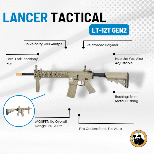 Lancer Tactical Lt-12t Gen2 - Dyehard Paintball