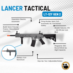 Lancer Tactical Lt-12y Gen 2 - Dyehard Paintball