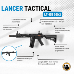 Lancer Tactical Lt-15b Gen2 - Dyehard Paintball