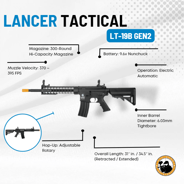 Lancer Tactical Lt-19b Gen2 - Dyehard Paintball