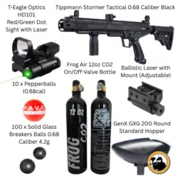 tippmann stormer tactical defence bundle 0.68 caliber black