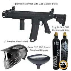 tippmann stormer elite paintballer package 0.68 caliber black