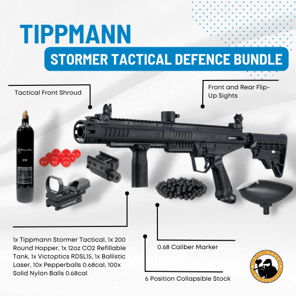 Tippmann Stormer Tactical Defence Bundle - Dyehard Paintball