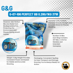 G&g G-07-106 Perfect Bb 0.28g/1kg 371r - Dyehard Paintball