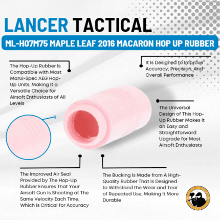 lancer tactical ml-h07m75 maple leaf 2016 macaron hop up rubber