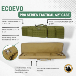 Ecoevo Pro Series Tactical 42″ Case - Dyehard Paintball