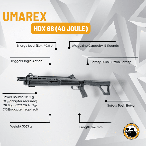 Umarex Hdx 68 (40 Joule) - Dyehard Paintball