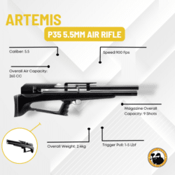 Artemis P35 5.5mm Air Rifle - Dyehard Paintball