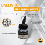 ballistic steel bbs 6mm 1000 pcs