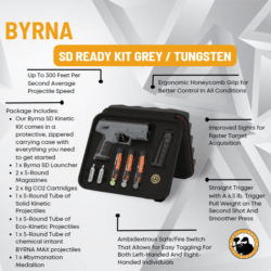 Byrna Sd Ready Kit Grey / Tungsten - Dyehard Paintball