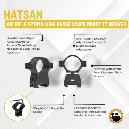 hatsan air rifle optima long range scope mount t7 weaver