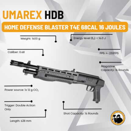 umarex hdb home defense blaster t4e 68cal 16 joules
