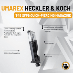 T4e Heckler & Koch Sfp9 Quick-piercing Magazine - Dyehard Paintball