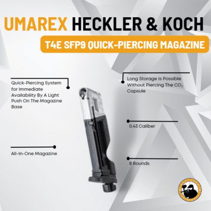 t4e heckler & koch sfp9 quick-piercing magazine