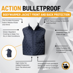 Bodywarmer Jacket Front and Back Protection - Dyehard Paintball