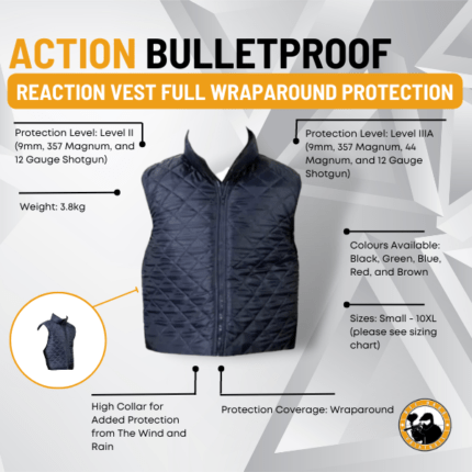 bodywarmer jacket wraparound protection