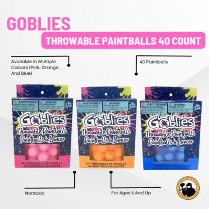 goblies throwable paintballs 40 count