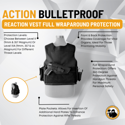 Reaction Vest Full Wraparound Protection - Dyehard Paintball