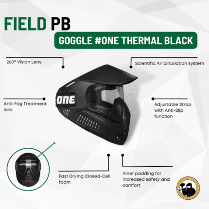 goggle #one thermal black