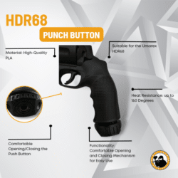 Hdr68 Punch Button - Dyehard Paintball