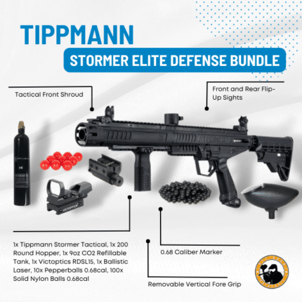 Tippmann Stormer Elite Defense Bundle - Dyehard Paintball