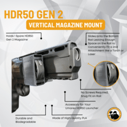 umarex hdr50 vertical magazine mount