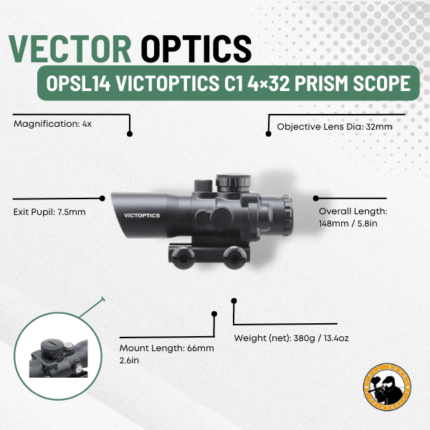 vector optics opsl14 victoptics c1 4x32 prism scope
