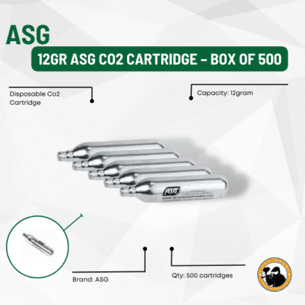 12gr asg co2 cartridge - box of 500