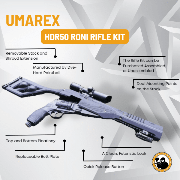 Umarex Hdr50 Roni Rifle Kit - Dyehard Paintball