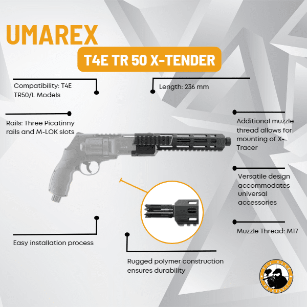 Umarex T4e Tr 50 X-tender - Dyehard Paintball
