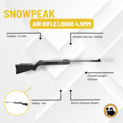 Artemis Snowpeak Air Rifle Lb600 4.5mm - Dyehard Paintball