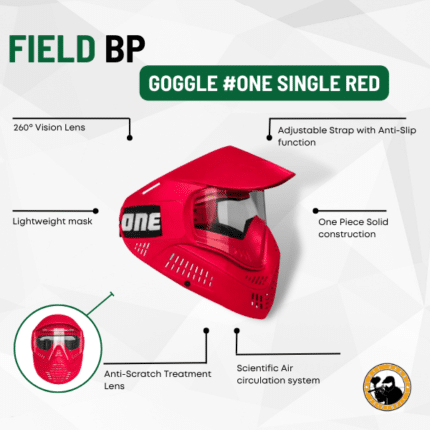 goggle #one single red