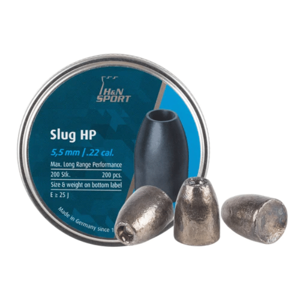 H&n Slug Hp 218 25gr Pellet 5.53mm/.22cal – 200pcs - Dyehard Paintball