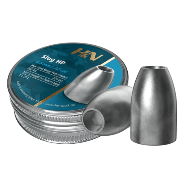 H&n Slug Hp 218 25gr Pellet 5.53mm/.22cal – 200pcs - Dyehard Paintball