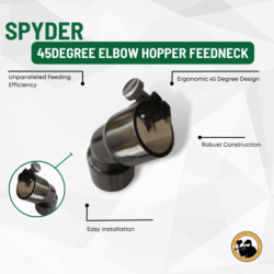 32 Degrees Powerfeed Feedneck For Spyder – 45 Elbow 7/8 – Green