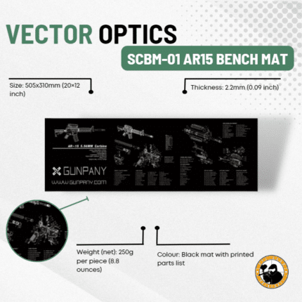 Vector Optics Scbm-01 Ar15 Bench Mat - Dyehard Paintball