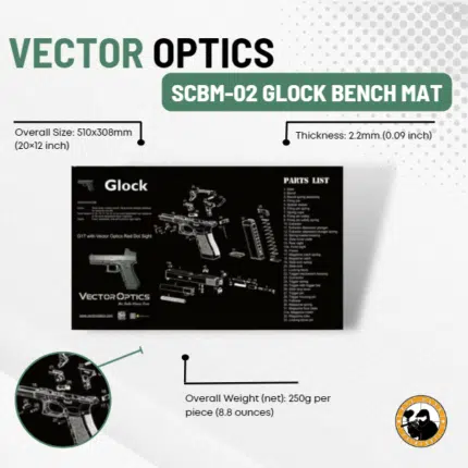 vector optics scbm-02 glock bench mat