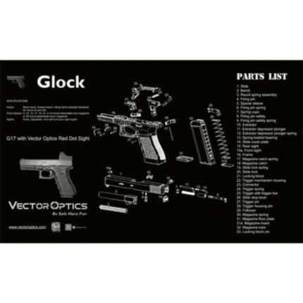 Vector Optics Scbm-02 Glock Bench Mat - Dyehard Paintball