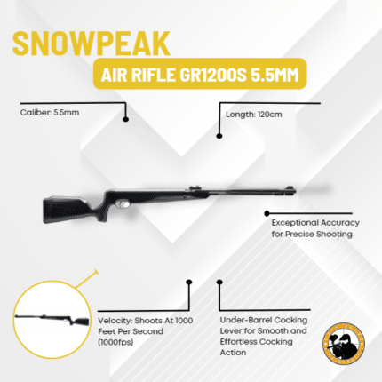 Artemis Snowpeak Air Rifle Gr1200s 5.5mm - Dyehard Paintball
