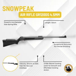 Artemis Snowpeak Air Rifle Gr1200s 4.5mm - Dyehard Paintball