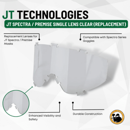 Jt Spectra / Premise Single Lens Clear (replacement) - Dyehard Paintball