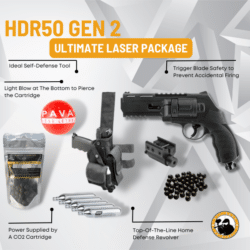 umarex hdr50 gen 2 ultimate laser package 13 joules 0.50 caliber black