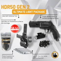 umarex hdr50 gen 2 ultimate light package 13 joule 0.50 caliber black