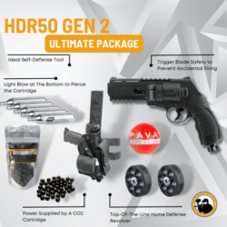 umarex hdr50 gen 2 ultimate package 13 joule 0.50 caliber black