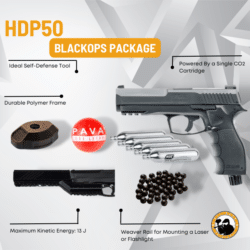 umarex hdp50 black ops package 0.50 caliber black