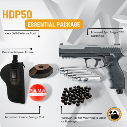 umarex hdp50 essential package 0.50 caliber black