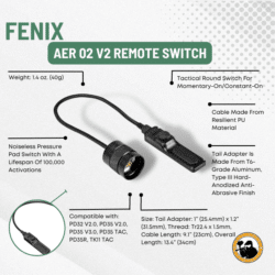 Fenix Aer 02 V2 Remote Switch - Dyehard Paintball